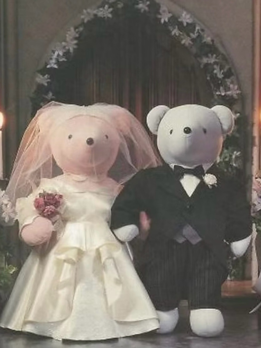 Vintage North American Bear Company Wedding Bears! (2)